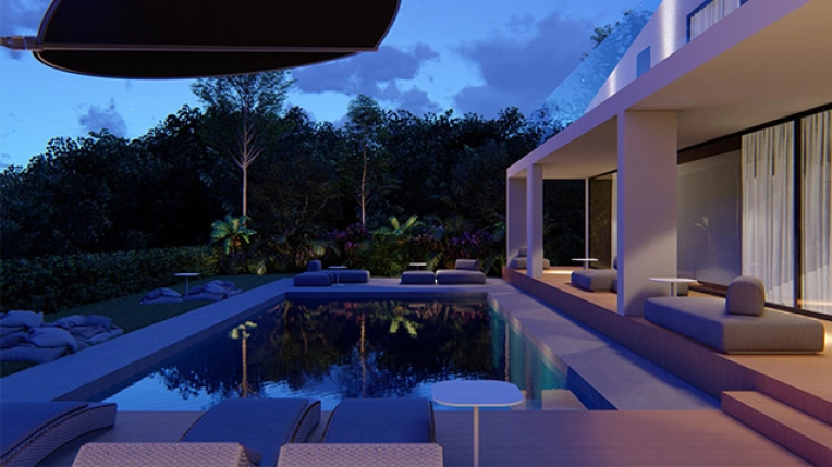 Single-Family Homes, Exterior, Swimming Pools, New Build